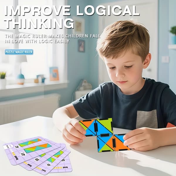 Fleksibel magisk linjalpuslespill for barn og voksne Intelligent Magic Ruler