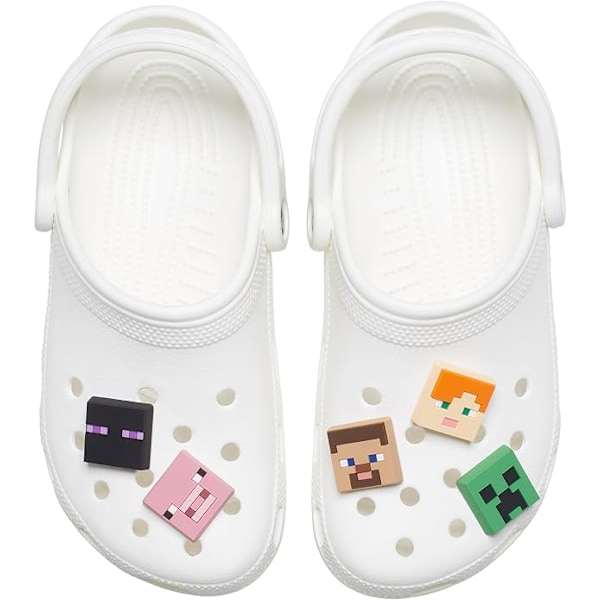 Crocs Clogs Minecraft 5-pack, Multi, One Size, MonOne Size