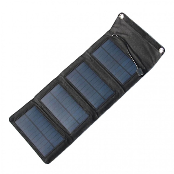 7w solcellepanel batterilader utendørs sammenleggbar bærbar solcelle powerbank