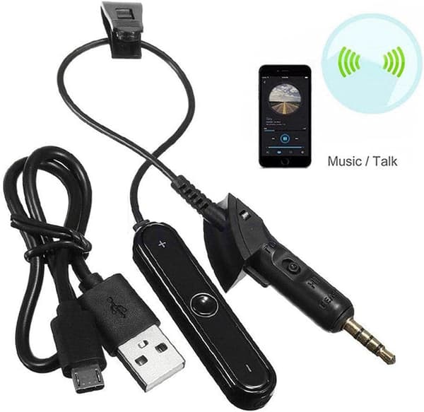 2 stk. Trådløs 4.1 mottakeradapterkabel erstatning USB-kabel QuietComfort QC15