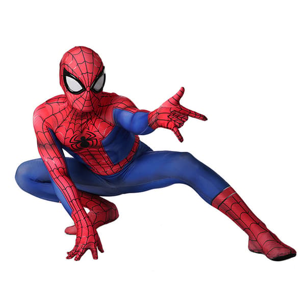 Elastisk Spandex Superhelt Bodysuit for Cosplay og Halloween, Helkropps Kostyme Jumpsuit for Menn og Gutter Adults 3XL