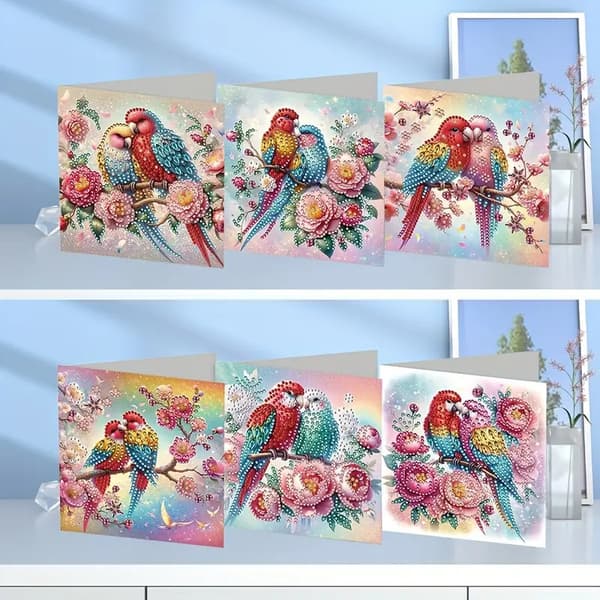 DIY Diamantmaleri Sett 6 Stykker Julebursdagsgave Ny Stil 30*15 RH916