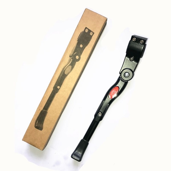 Mountainbike cykel aluminiumslegering enkelt støtte fodstøtte aluminiumslegering støtte sidestøtte enkelt støtte stige cykeltilbehør Black + 4/5 tool