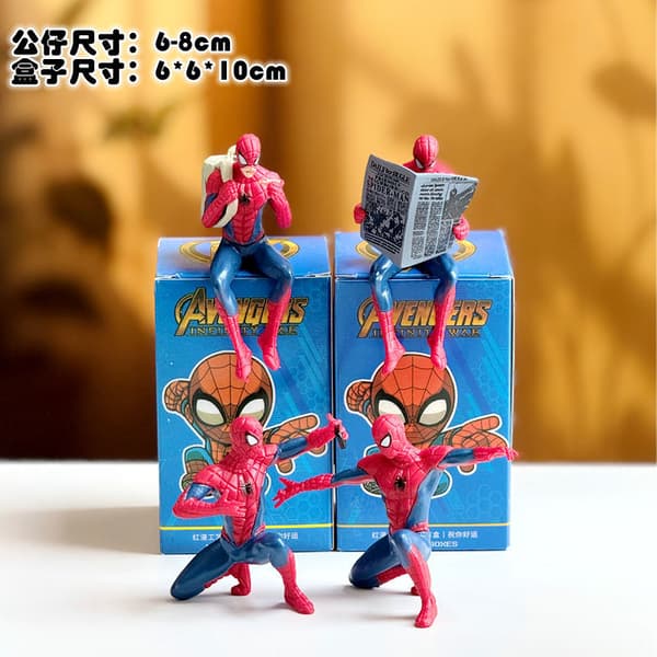 Spider-Man Dagligdag Figurer – Samlermodeller, Dukker og Bilpynt Flat color box
