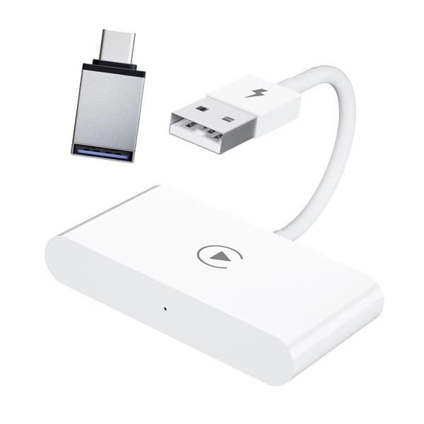 Kablet til trådløs CarPlay-adapter USB-interface Plug and Play Glat Carplay Dongle-boks til iPhone Flad overflade