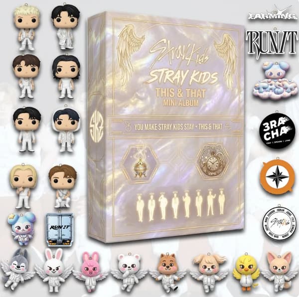 KPop-grupper adventskalender 2026 ferie-overraskelsesbokser Purple