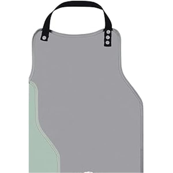 Vanntett smekke for eldre voksne med lomme, full dekning, spiseforkle Brown elastic bib for the elderly 1