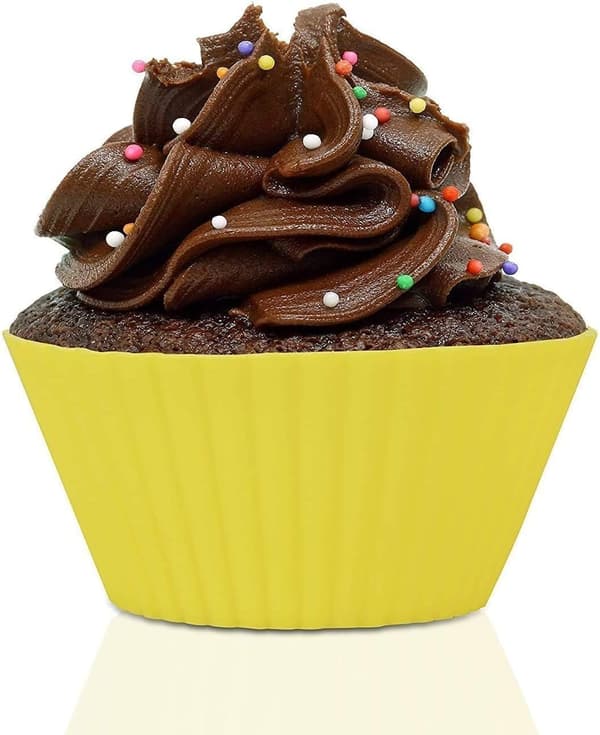 Silikon Muffinsformer 24 stk Gjenbrukbar Bakeform For Muffins Kaker Bakverk