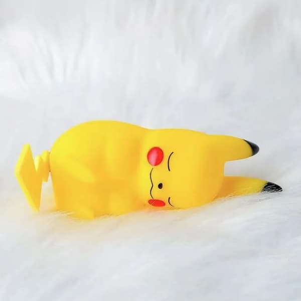 4 stk. Pikachu lille natlampe mini atmosfærelys natbordsdekoration 4 STK