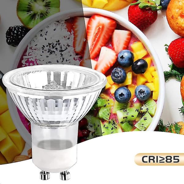 5 stk GU10 50W Halogen Spotlight Pære Dimbar, Halogen Reflektorlamper