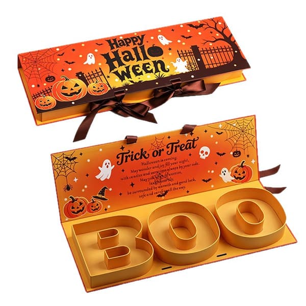 Halloween- och julklappslåda Kreativ semestergodisförpackningslåda Christmas gift boxes Individual cardboard boxes