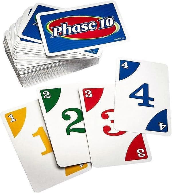 Phase 10 kortspil, fra 7 år +