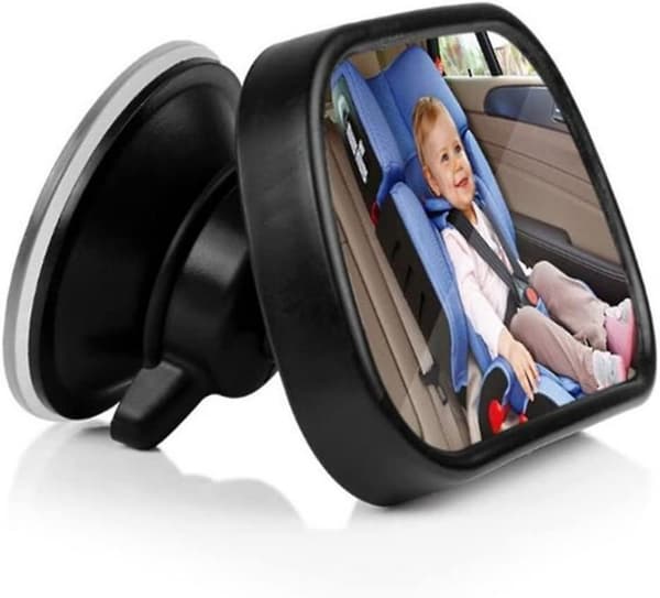 Babyspeil for bil, universelt babyspeil for baksete 360 sikkerhetsjustering