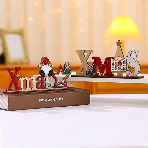 Avtakbare Bordpynt Hjemmehåndverk Ornament Scene Dekorasjon