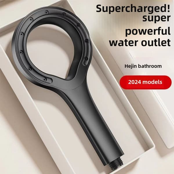 Universellt Högtryck Duschmunstycke med Super Boost Spray - Handhållet duschmunstycke med starkt vattenflöde för rengöring av badrumstoalett