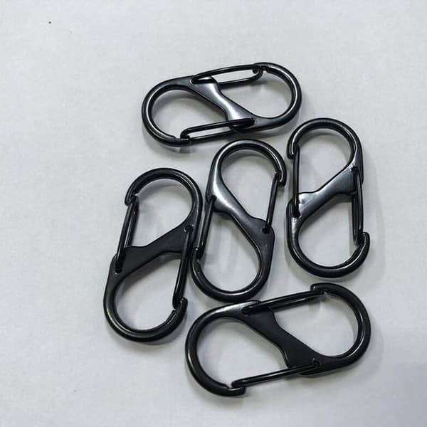 20 stk Mini S-formede karabinkroker i aluminiumlegering