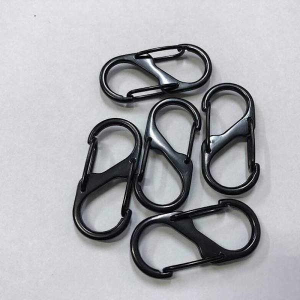 20 stycken Mini S-formade karbinhakar i aluminiumlegering
