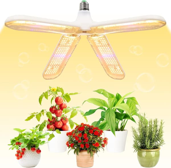 LED Vekstlys for Innendørsplanter 200W Plantelys Fullt Spektrum 552 LED E27 E26 Plantelyspære for Drivhus Innendørs Grønnsaker