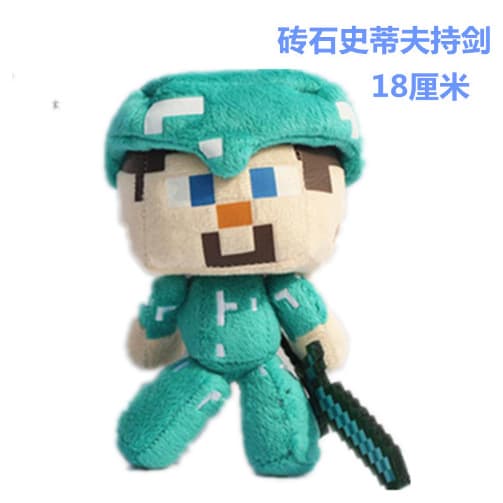 MC spel mjukdjur creeper docka ender drake docka stil New New Guardian Doll