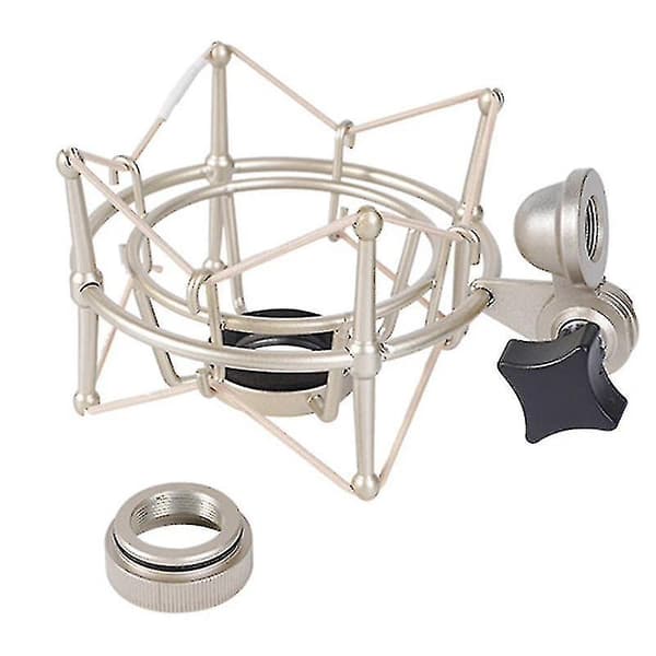 TLM103 Mikrofon Shock Mount Justerbart Monteringsopptak Mikrofonstativ Metallbrakett Pod Mikrofon Sta