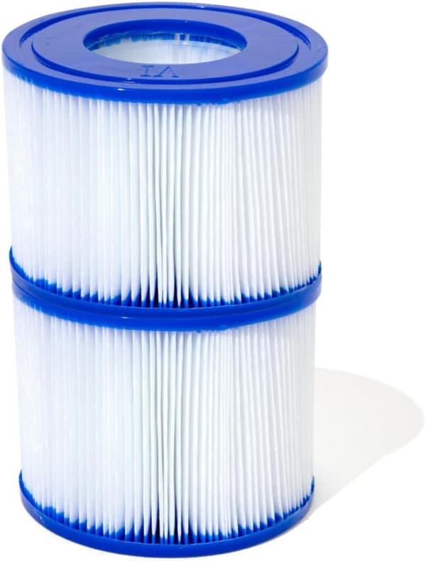 Pakke med 2 BESTWAY Type 6 Filterpatroner for Spa 60311 Blå
