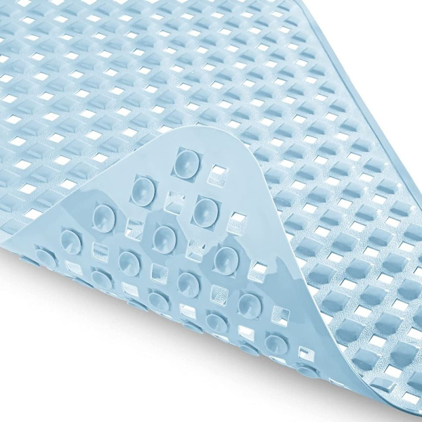 Baderomsmatte Sklisikker matte BLÅ Blue