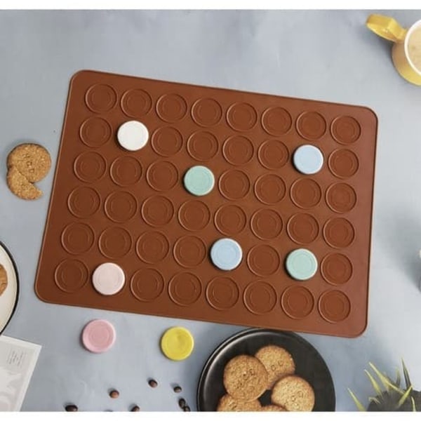 Macaron Silikone Kageform / Form - 48 pladser