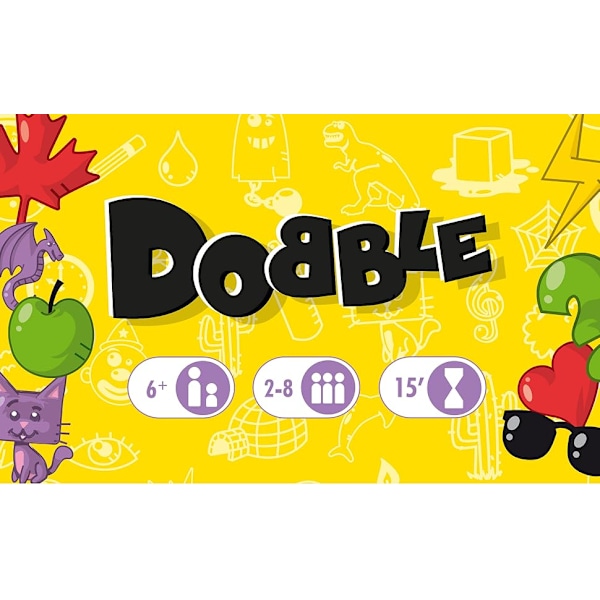 Asmodee 8231 Dobble Kids -korttipeli - Italiankielinen, Ikä 4-99