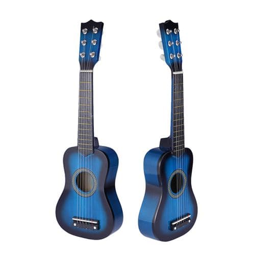 21 tommer blå børneakustisk guitar