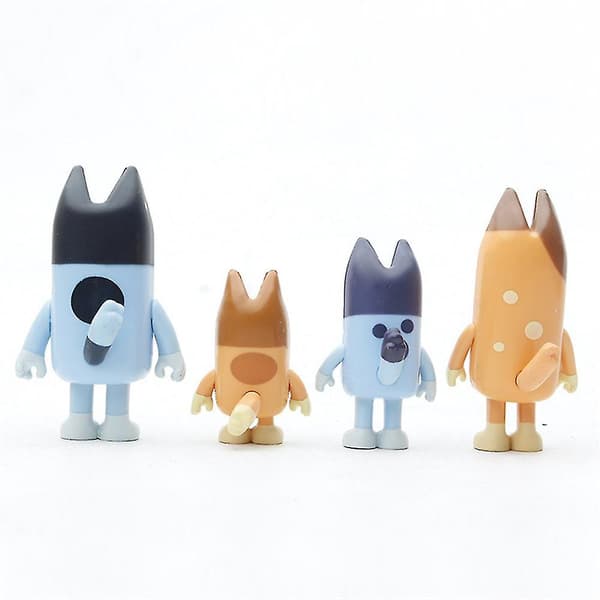 Bluey Legetøj Bluey Og Venner 8 Pak Poseable Figurer Legetøj Gaver Til Piger Og Drenge