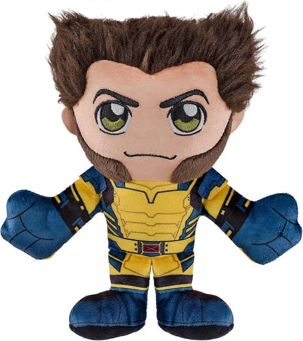 Marvel Deadpool 3 Wolverine 8' Kuricha Siddende Legetøj Plys - Blødt Chibi Stil Legetøj