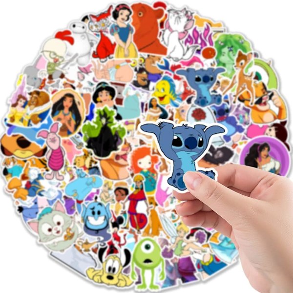 100 Disney-figurstickers