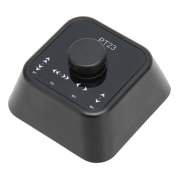 Bluetooth Sidevenderpedal Oppladbar Trådløs Multimediekontroll Tastbryter for Datamaskin Telefon Svart 0.1