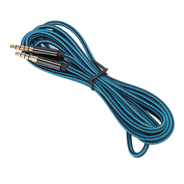 3,5 mm 5-polet plugg til 4-polet pluggkabel erstatning 3,5 mm gullbelagt plugg spillhodetelefonkabel for Logitech Astro A10 A30 A40 2m