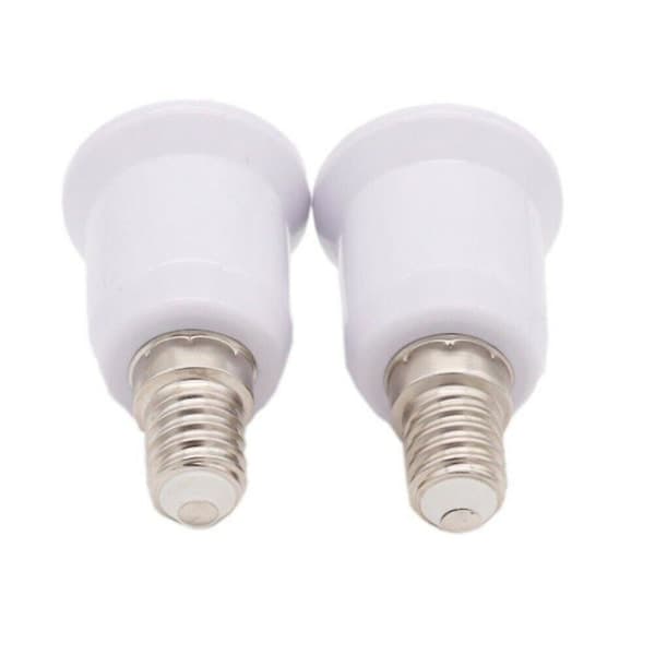 st LED-lamphållare E14 till E27 adapter E14-e27 sockelbas
