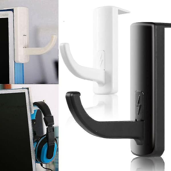 Vægmonteret plastik headset hovedtelefonholder
