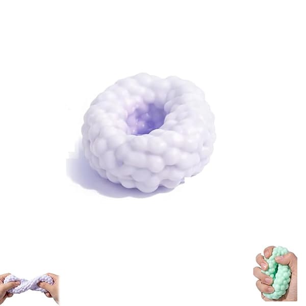 Stressaflastende klemmebold Blødt taktilt anti-angstlegetøj sensorisk fidget til voksne og børn 4-piece set