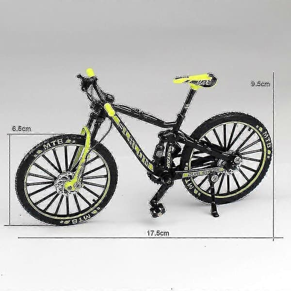 Mini 1:10 Legerad Cykel skala Modell Dasktop Simulering Prydnad Finger Mountain Bikes Leksak