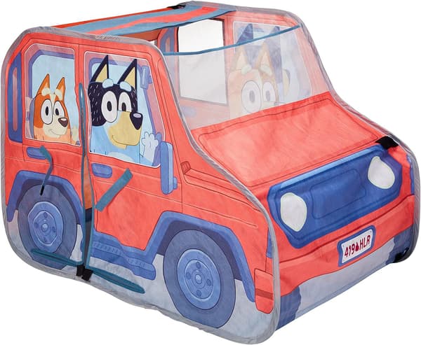 Bluey Koiraperheen Lasten Ulkoteltta 3 Bluey Car Tent