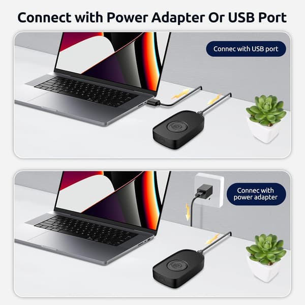 Automatisk Musebeveger USB-drevet Hold PC Våken Unngå Hvilemodus Svart Ingen Programvare Nødvendig