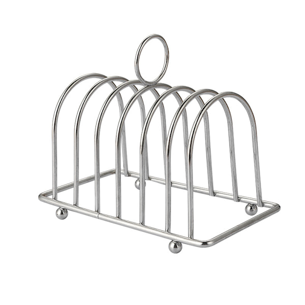 Victorian Rosthållare, Stål, Rostat Bröd Ställ, Silver
