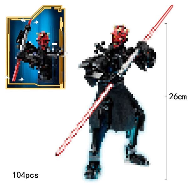 Darth Vader Storm Trooper Star Wars -nukke, rakennuspalikkalelu 【Bagged】 Obi-Wan