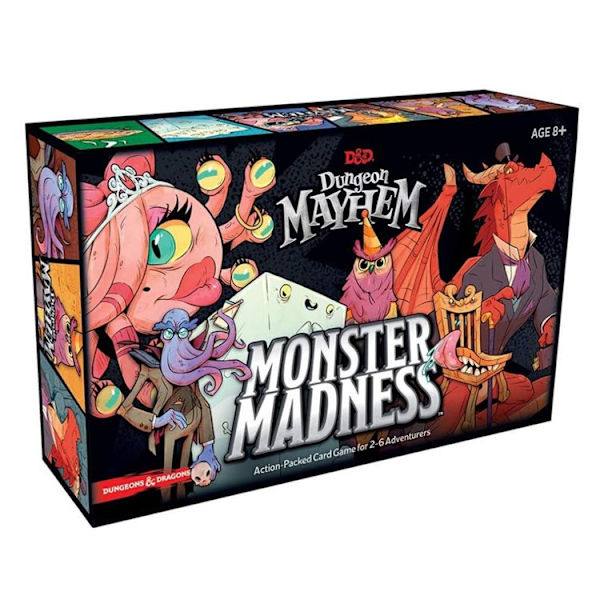 Dungeon Crazy Monsters Fuld Engelsk Crazy Monster Strategispil