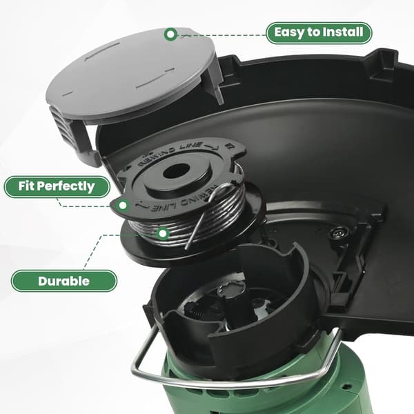 6-pack trimmertråd till Bosch Easygrasscut 23, 26, 18, 18-230