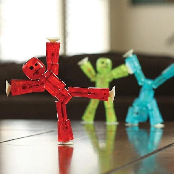 Villains & Heroes - Stikbot Stop Motion Action Legetøj med Sugeskål
