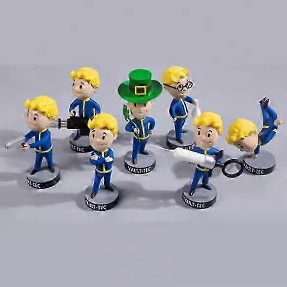 2025 Fallout Vault Boy Bobble Head PVC Action Figur Samlerobjekt Model Legetøj
