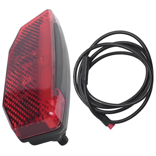 6v-60v Elektrisk Sykkel Baklys/Baklys LED Varsellys Baklampe for E-scooter Ebike Baklys Wat