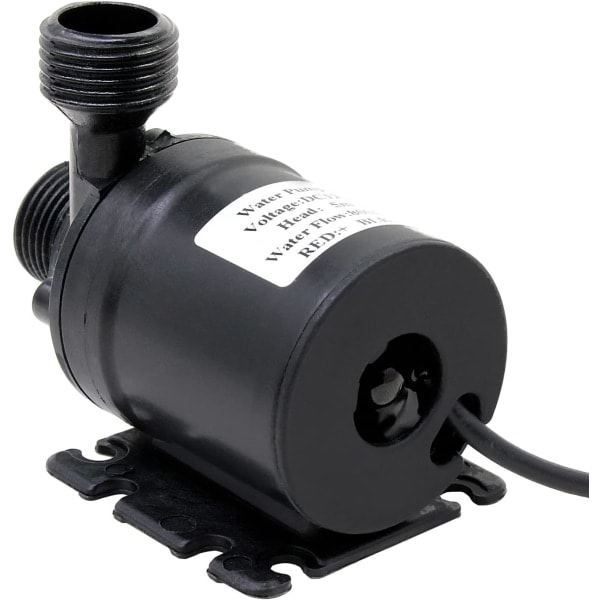Kiertovesipumppu DC 12V 800L/H 5M Vedenkiertojärjestelmä Musta 1 kpl (FQ)