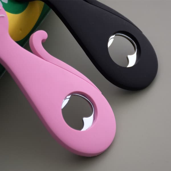 2-pak Sød Kat Oplukker (Sort, Pink) PVC Plast/Metal Ma