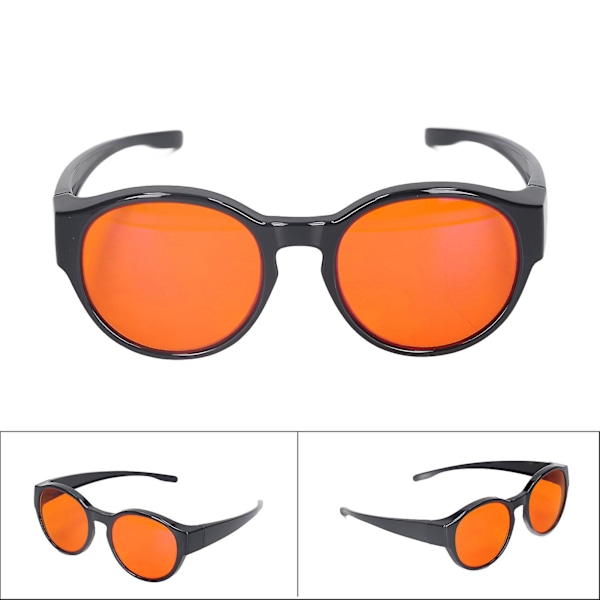 Sinisen valon suodattavat silmälasit 400-500nm Säteilynsuojat UV-kestävät tietokonepelien silmälasit lukemiseen Pyöreät/Neliömäiset linssit Round Glasses